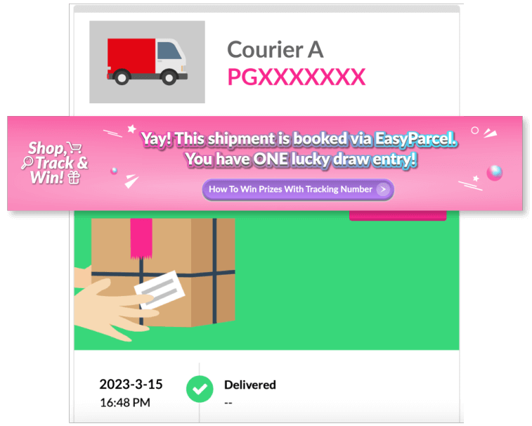 Shop, Track & Win Step 2