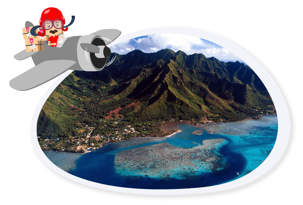 International Shipping from Malaysia to French Polynesia