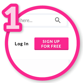 International Shipping Step 1: Sign Up or Login