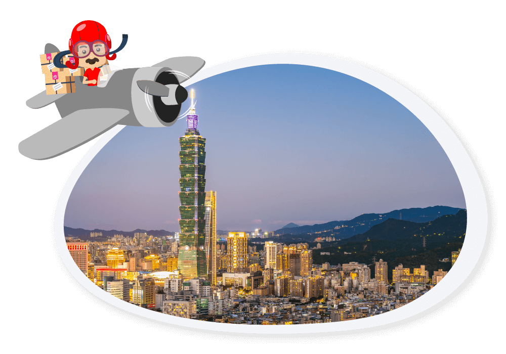 International Shipping from Malaysia to Taiwan