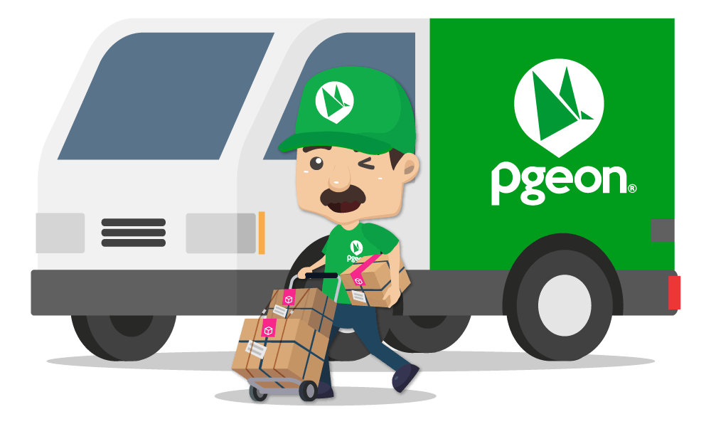 pgeon delivery courier