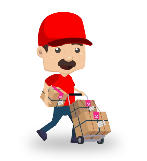 delivery-man-pushing-trolley-with-parcels