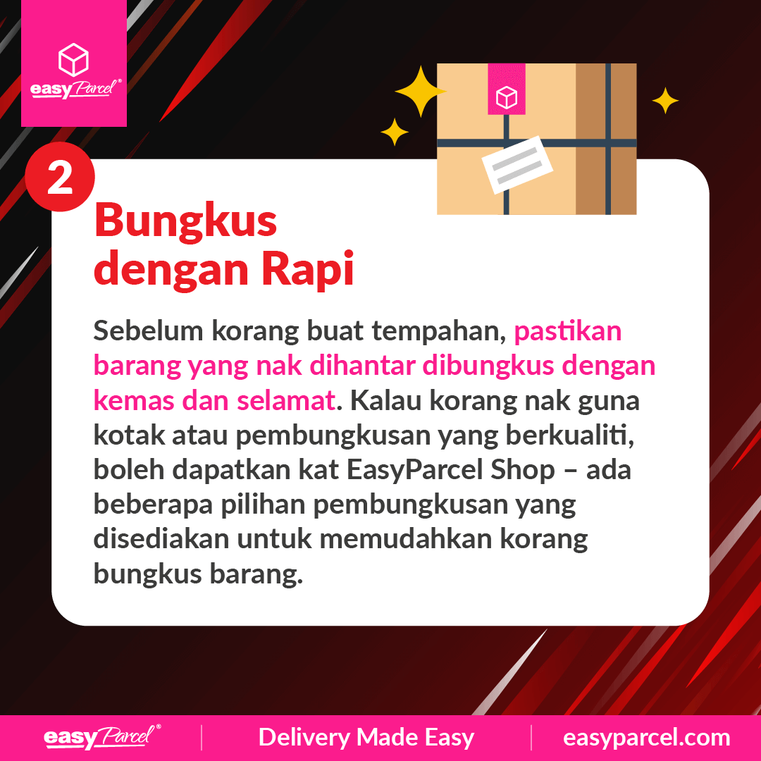 Bungkus dengan rapi