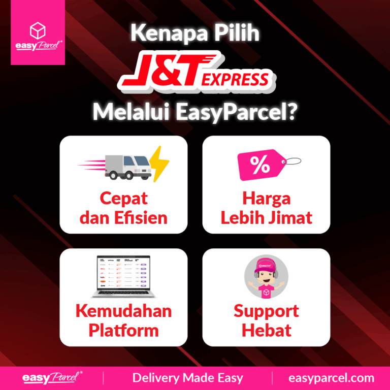 Kenapa pilih J&T Express melalui EasyParcel