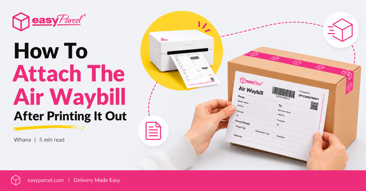 How to Attach the Air Waybill