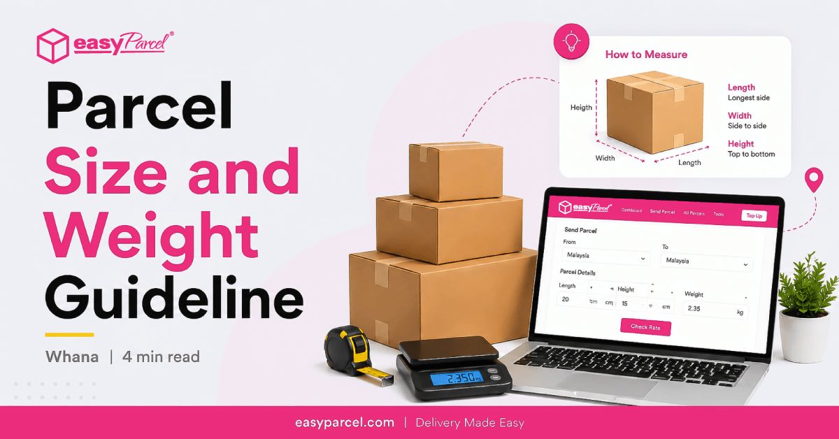 Parcel Size and Weight Guideline