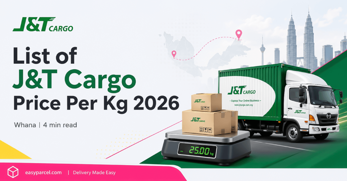 J&T Cargo Price Per KG 2026