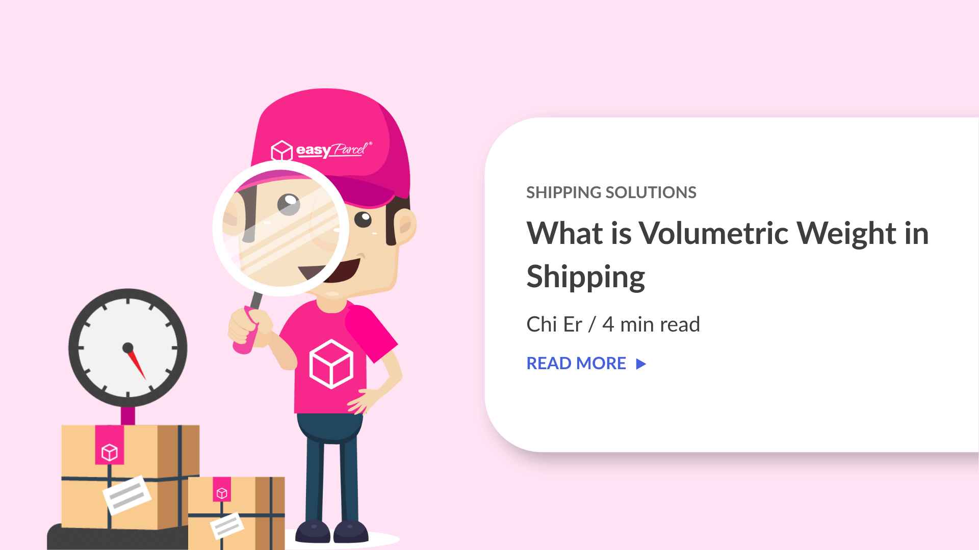 The volumetric weight in shipping