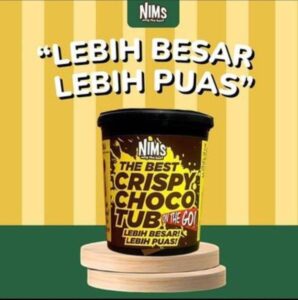 Nims Choco Tub is a super viral local snack on TikTok Malaysia!