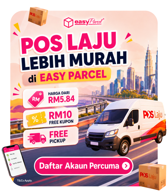 Pos Laju Lebih Murah di EasyParcel