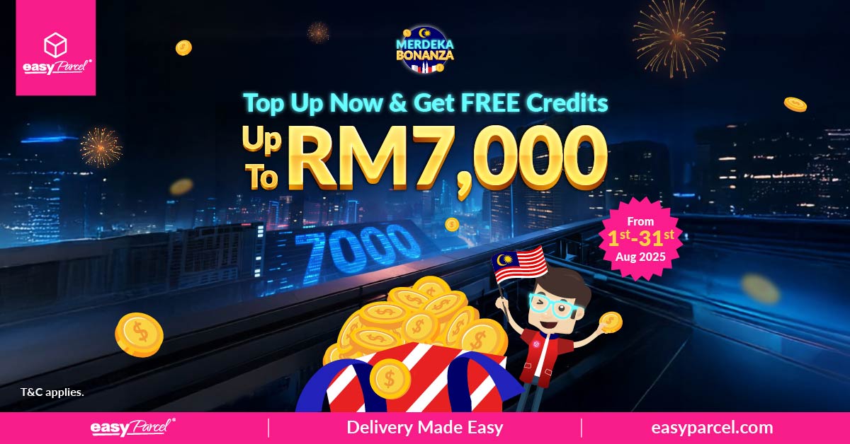 August FREE credit 2025 with Merdeka Bonanza
