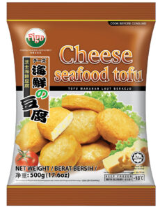 This fish tofu is the best of both! It’s soft on the outside with cheesy filling inside