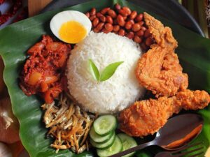 Nasi Lemak is a breakfast superstar for Malaysians!