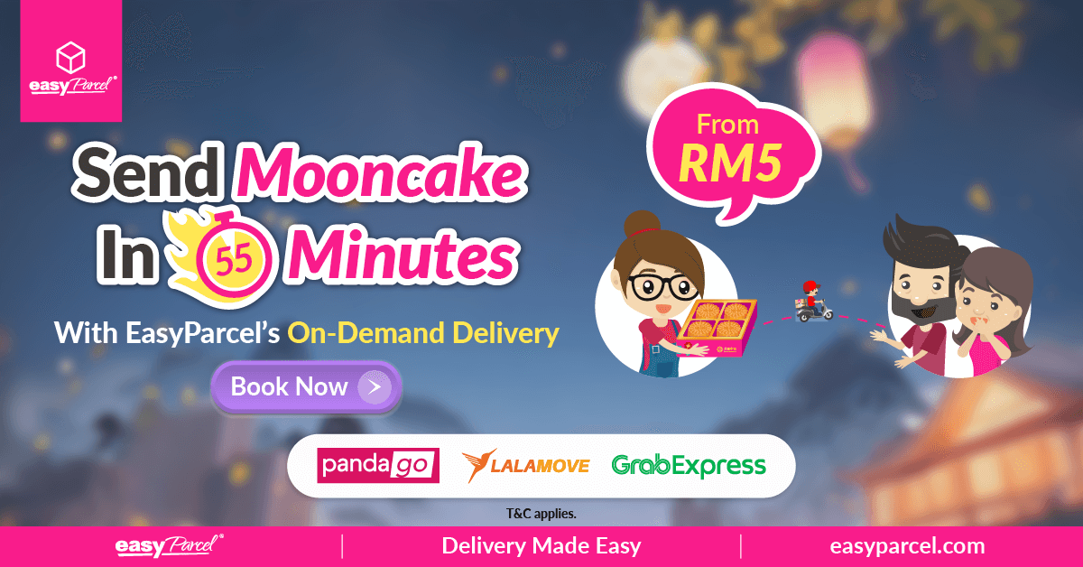 Send Moonckaes within 55 minutes with easyParcel