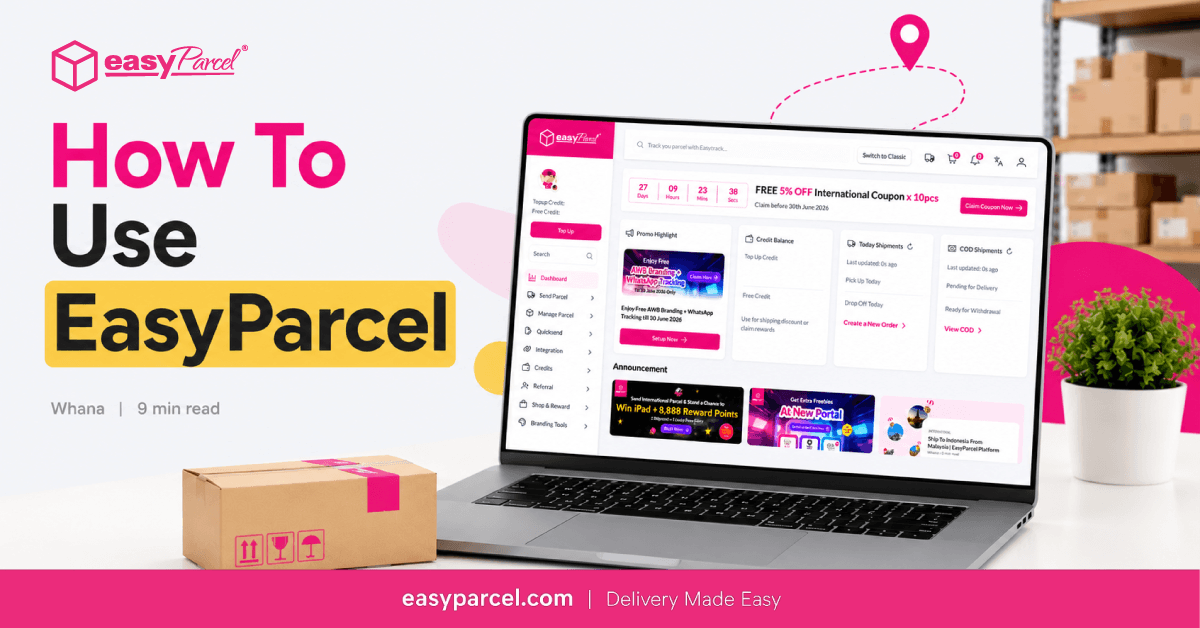 How to use EasyParcel