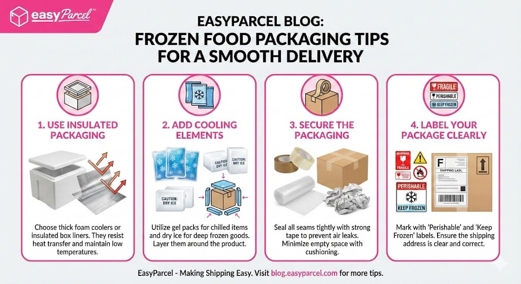 Frozen Food Packaging Tips For Smooth Delivery