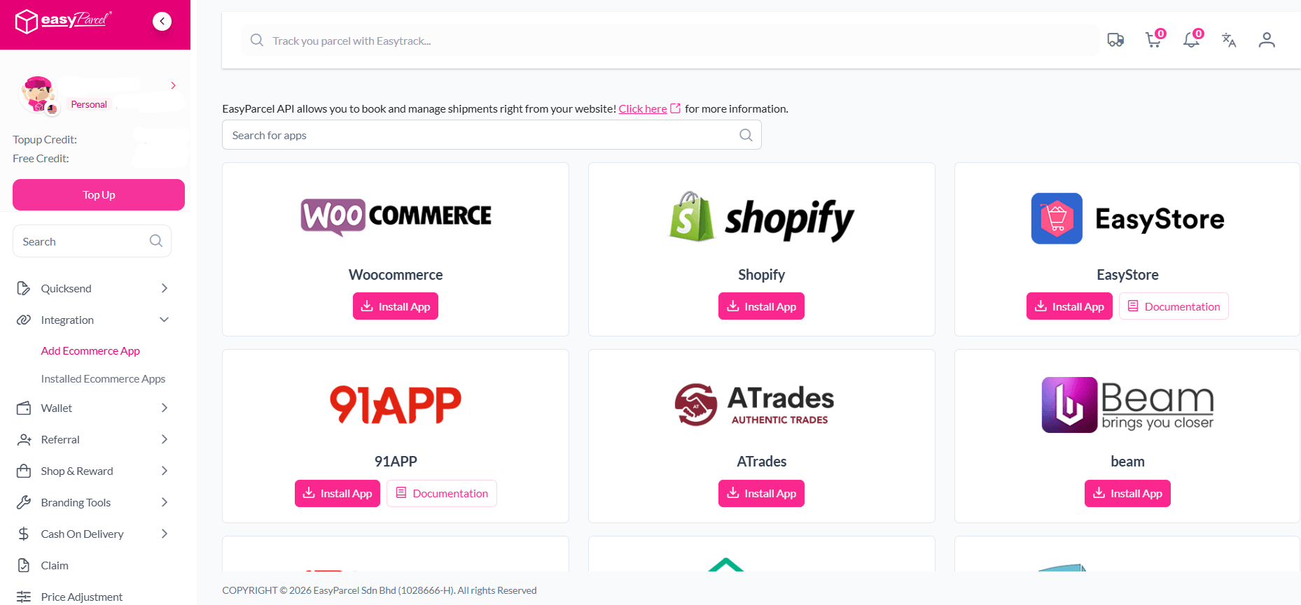 Integration with eCommerce Store Platforms