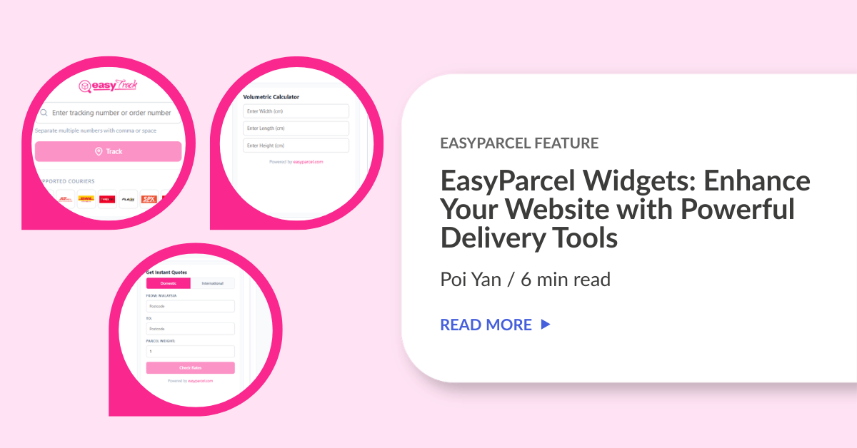 EasyParcel Widgets