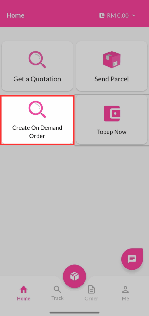 On-Demand - EasyParcel Mobile App