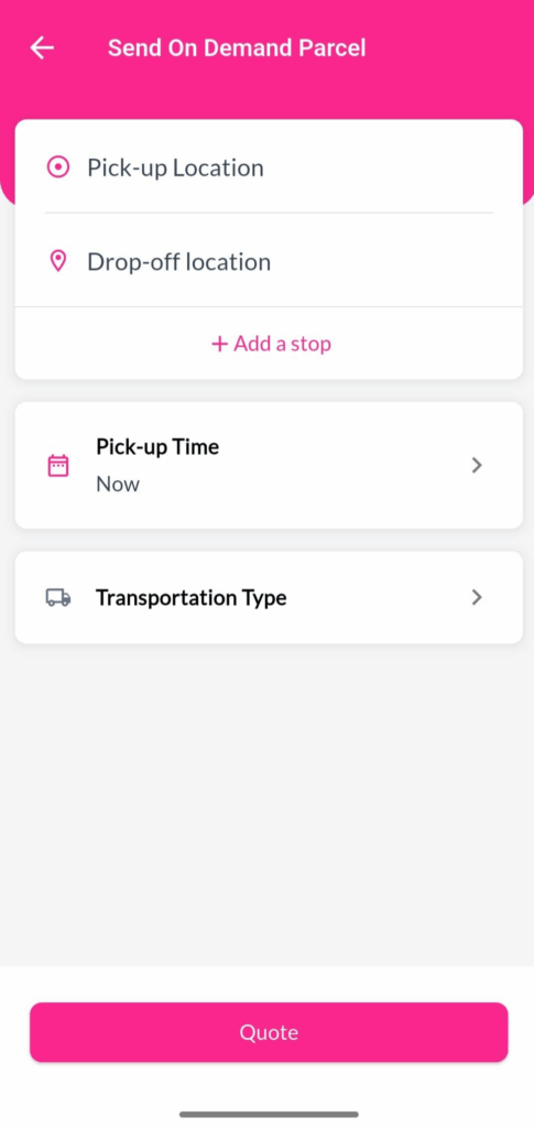 On-Demand - EasyParcel Mobile App