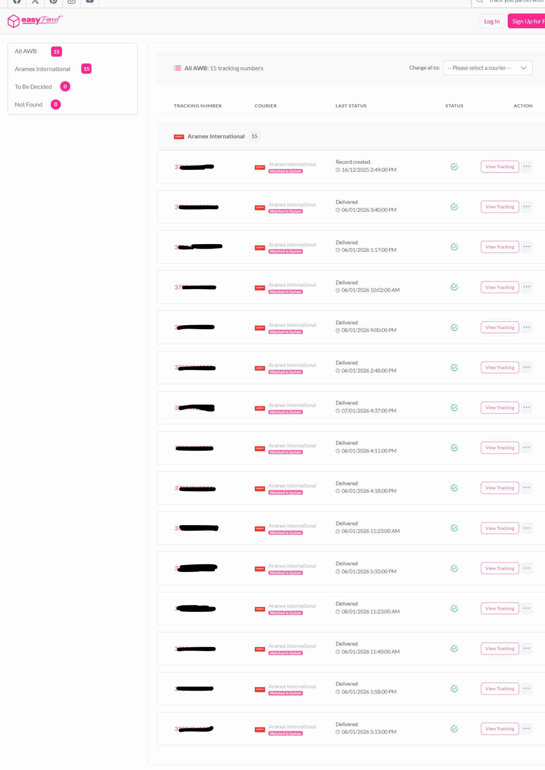 Oversea Delivery, International Courier