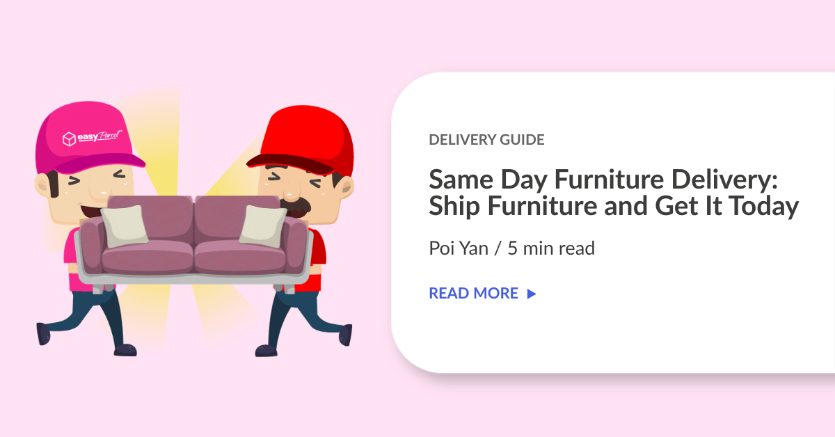 Same Day Furniture Delivery: Ship Furniture and Get It Today