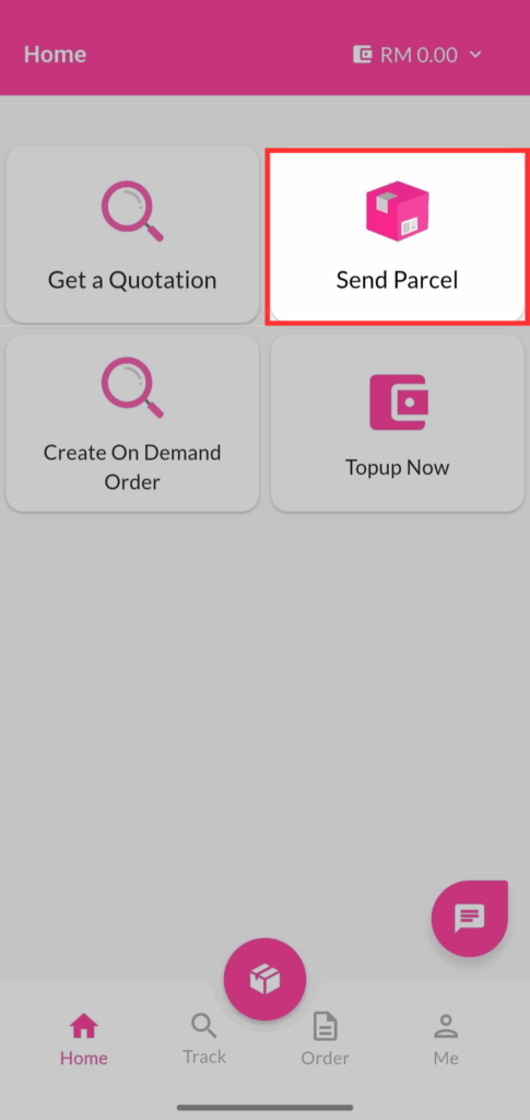 Send Parcel - EasyParcel Mobile App
