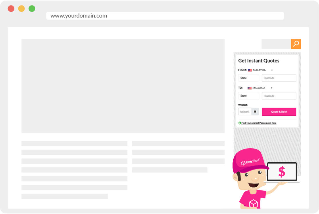 Widgets - Delivery Rate Checker