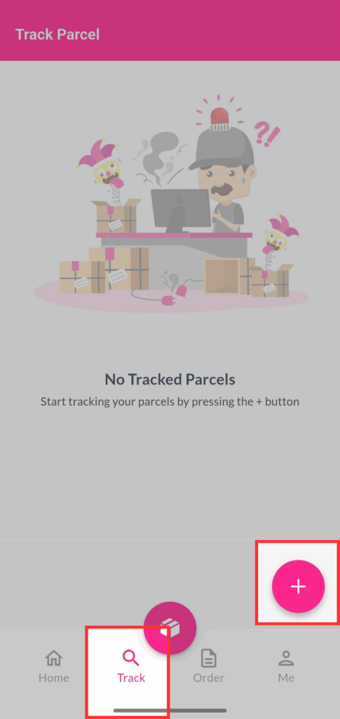 Track parcel - EasyParcel Mobile App
