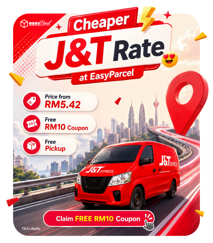 Cheaper J&T Rate at EasyParcel