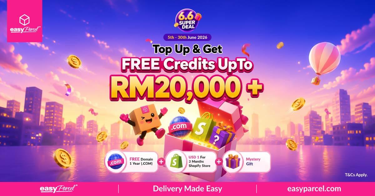 6.6 Super Deal: Free Credit up to RM20,000