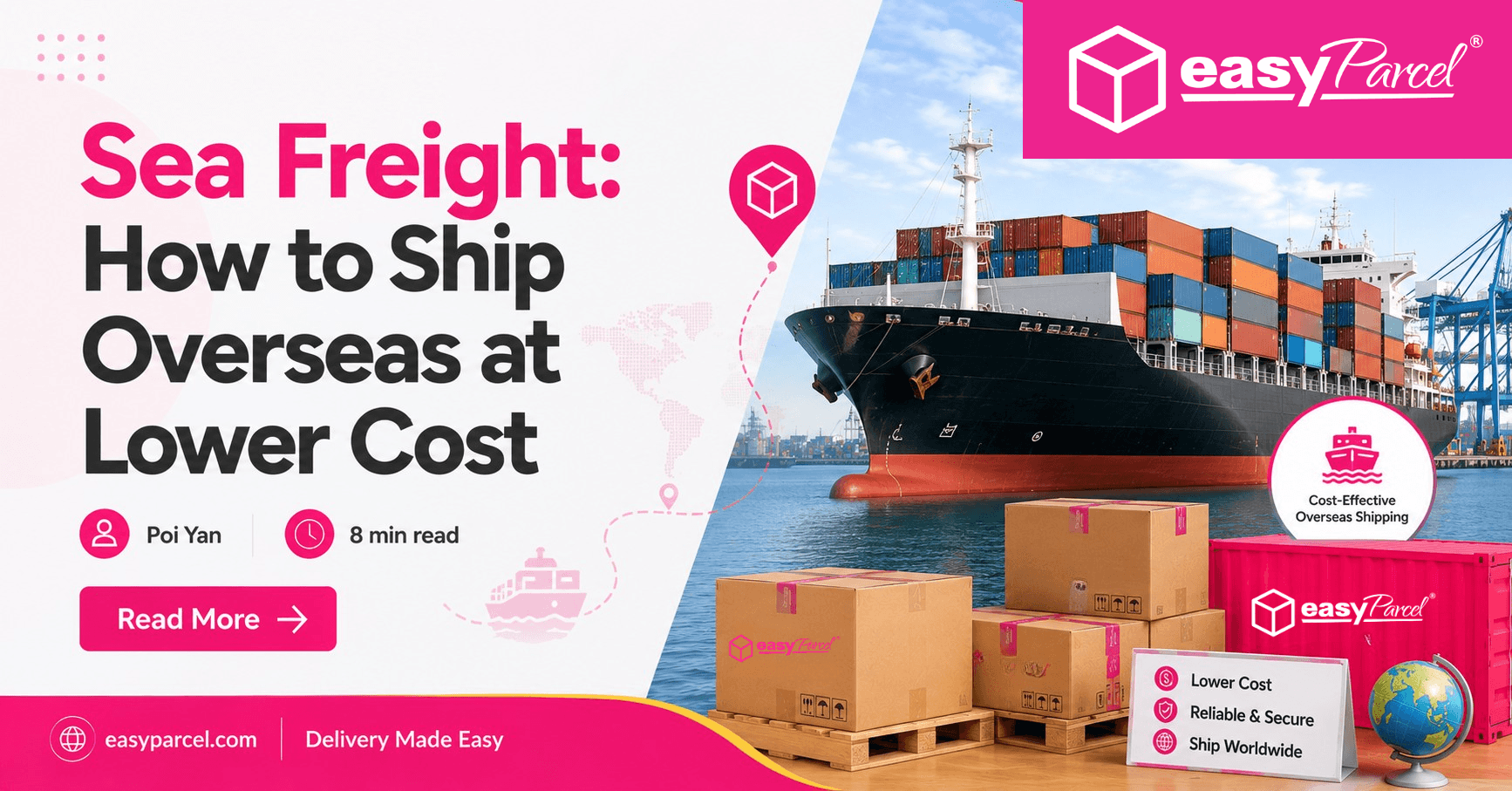 Sea Freight How to Ship Overseas at Lower Cost