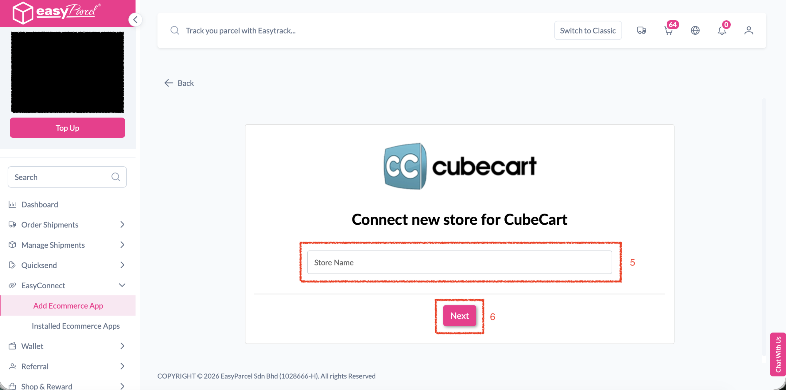 Step 3 screenshot
