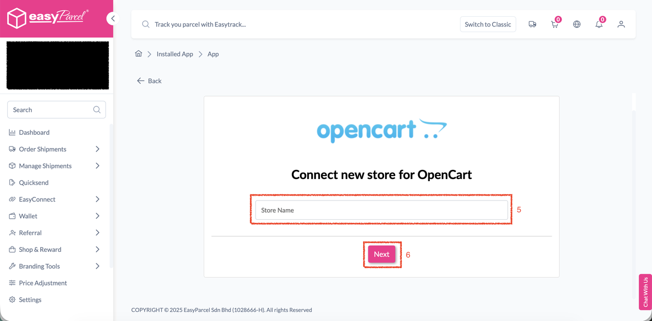 Step 3 screenshot