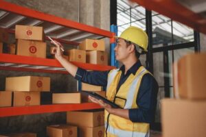 storing inventory at distribution center