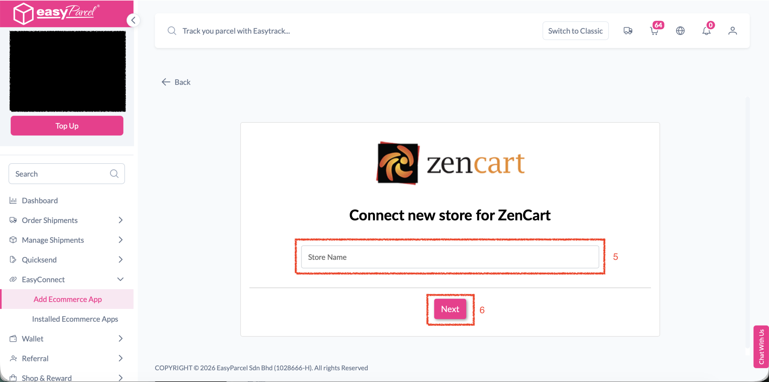 Step 3 screenshot