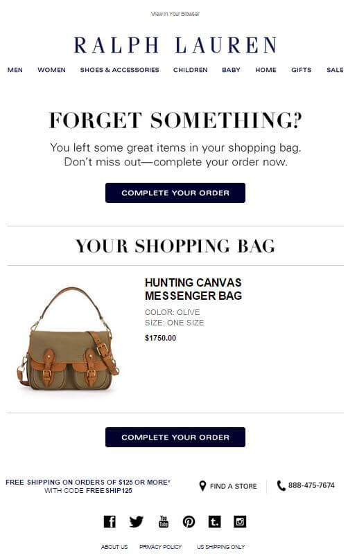 Abandoned Cart Emails