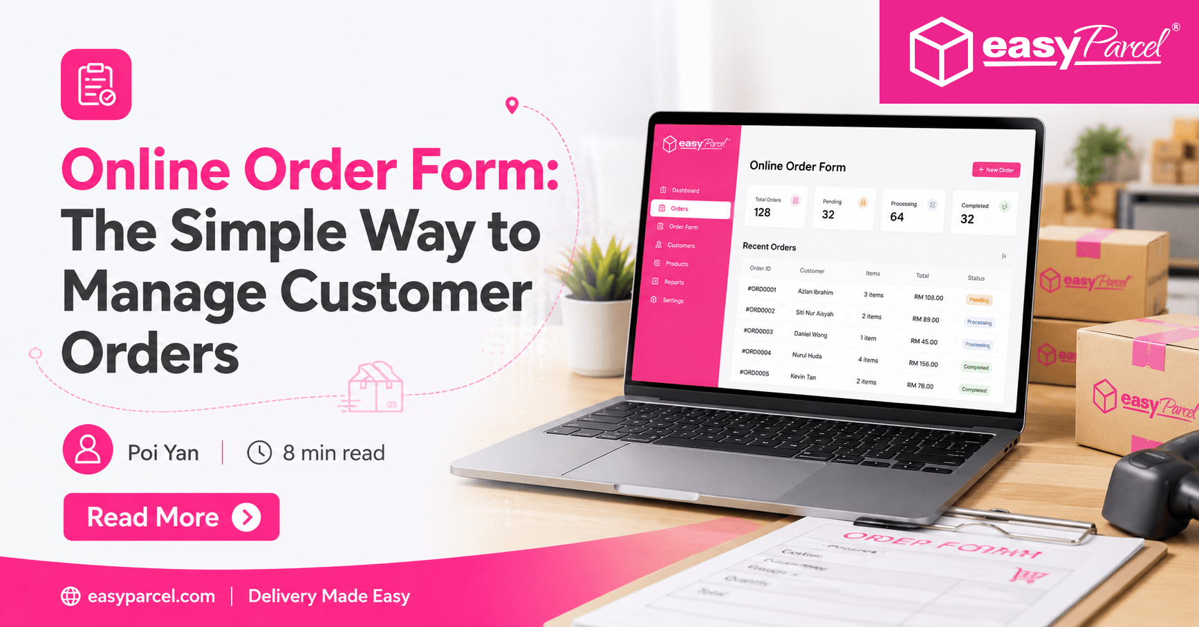 Online Order Form The Simple Way to Manage Customer Orders