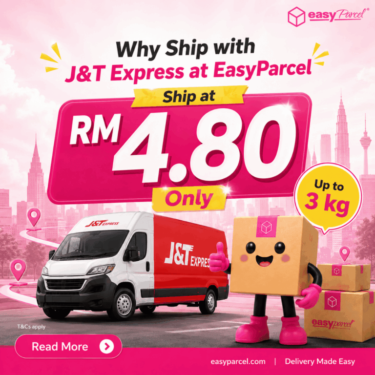 J&T Express Campaign: Why Ship with J&T Express at EasyParcel