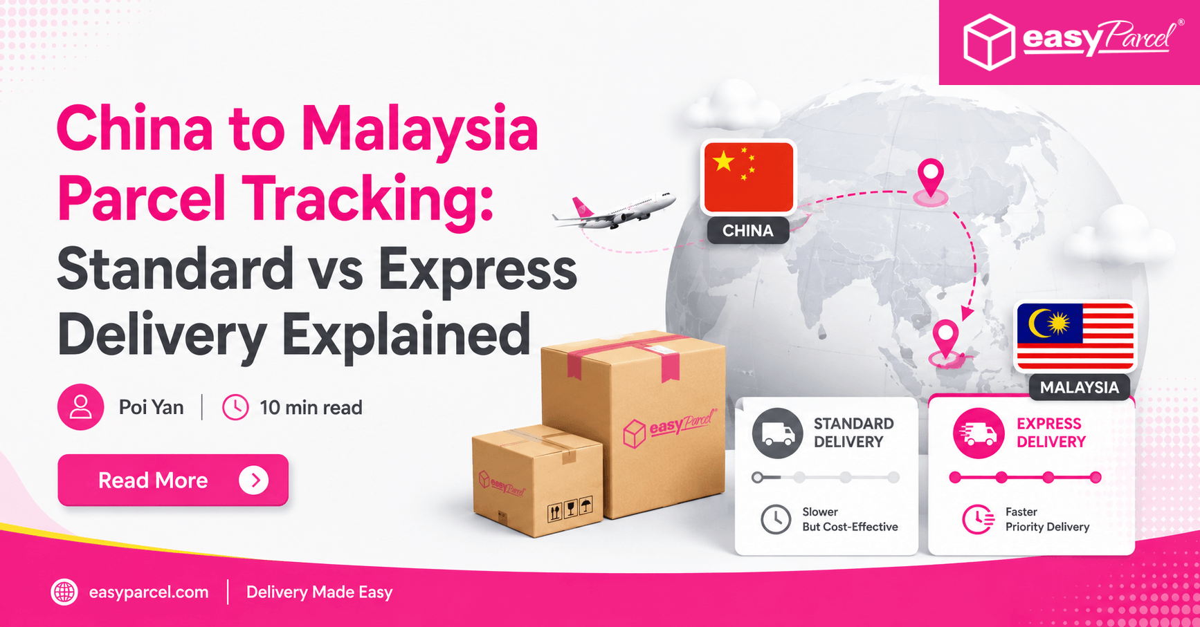 China to Malaysia Parcel Tracking_ Standard vs Express Delivery Explained