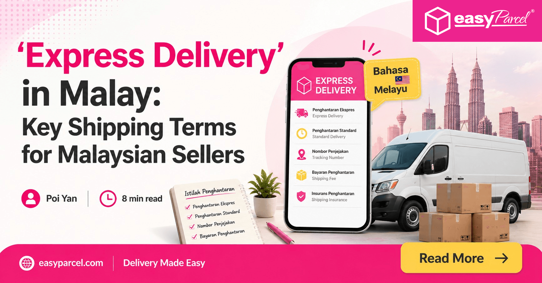 'Express Delivery' in Malay Key Shipping Terms for Malaysian Sellers