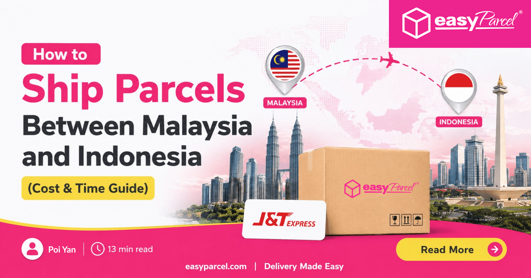 How to Ship Parcels Between Malaysia and Indonesia (Cost & Time Guide)