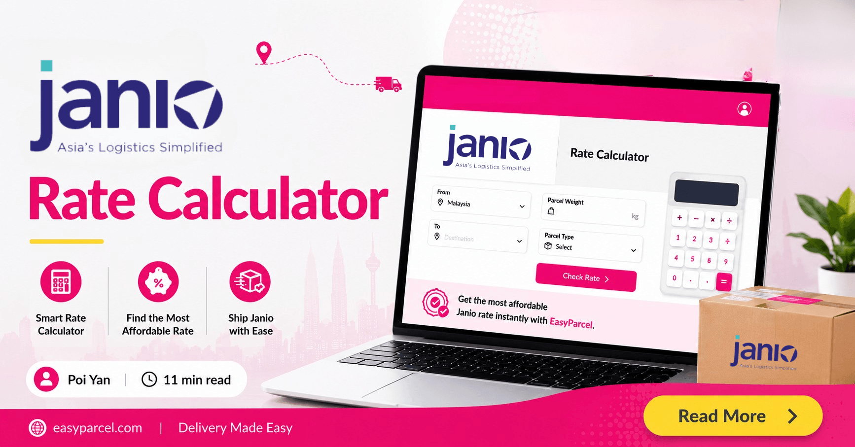 Janio Rate Calculator