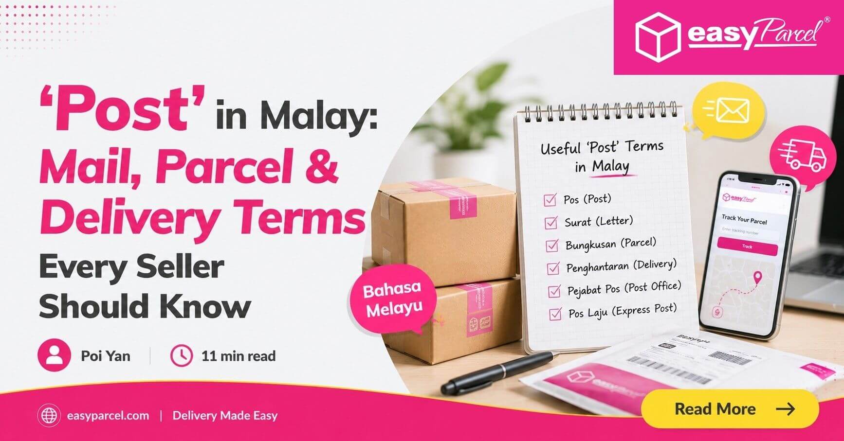 'Post' in Malay Mail, Parcel & Delivery Terms Every Seller Should Know