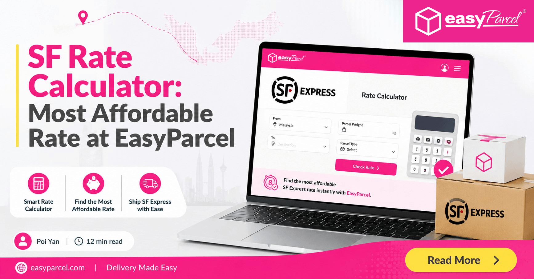 SF Rate Calculator Most Affordable Rate at EasyParcel