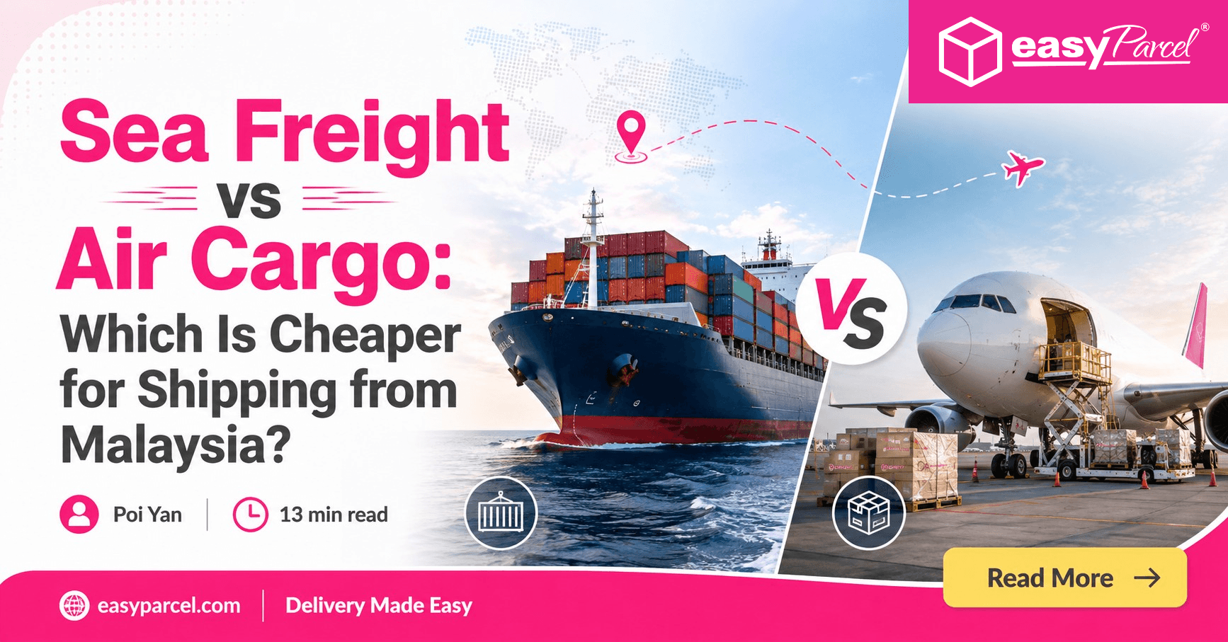 Sea Freight vs Air Cargo Which Is Cheaper for Shipping from Malaysia