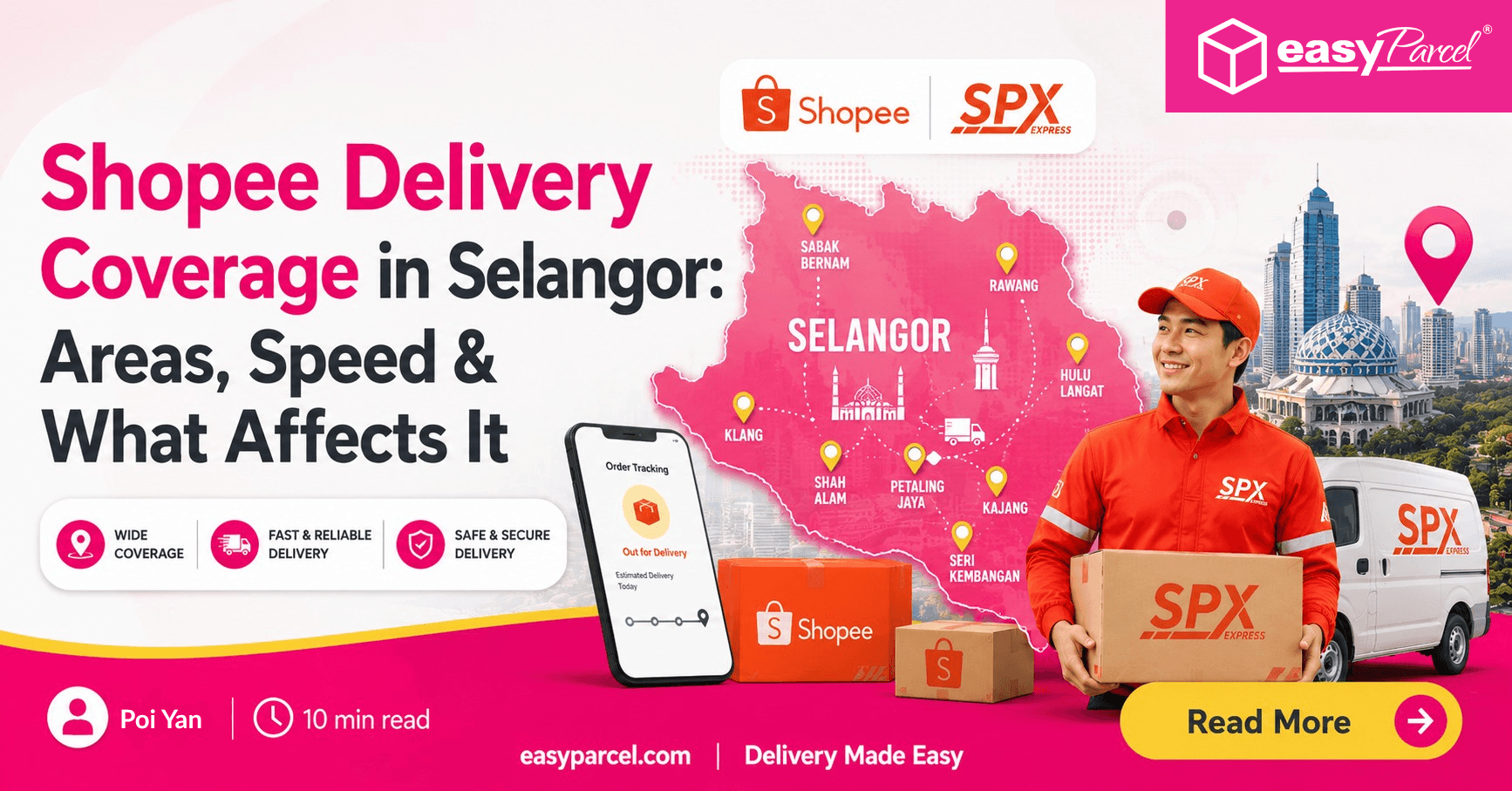 Shopee Delivery Coverage in Selangor Areas, Speed & What Affects It