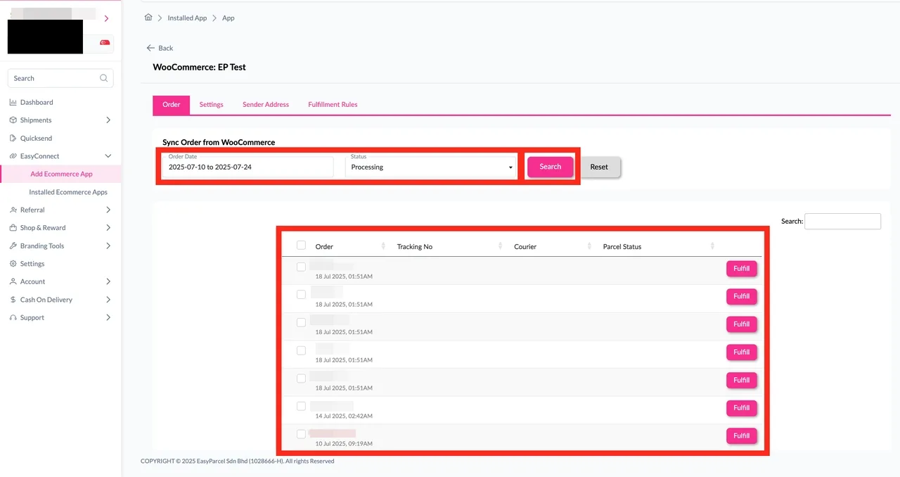 Woocommerce Fulfillment 3