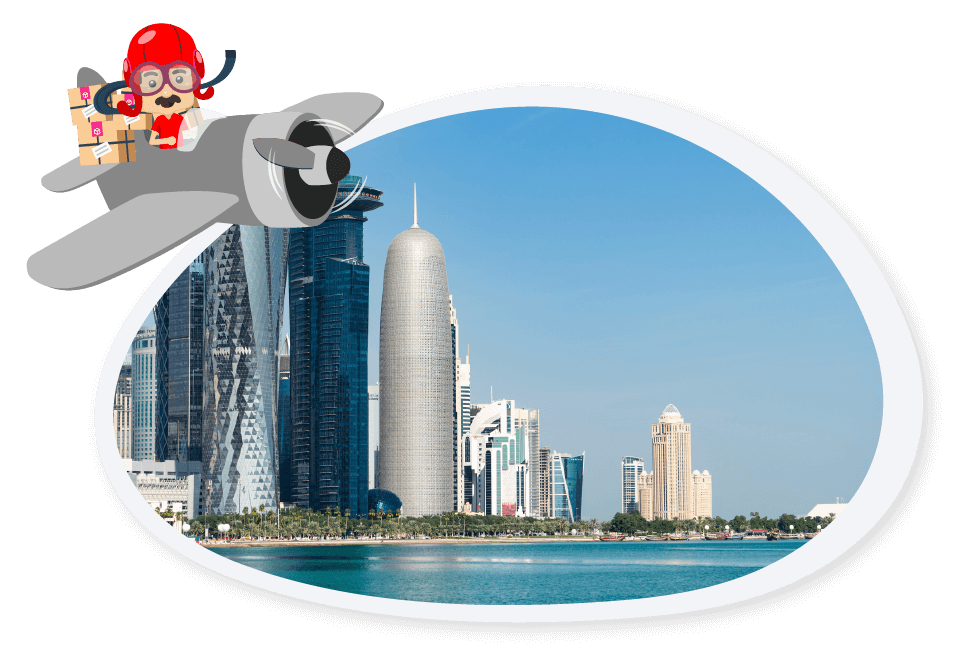 shipping to qatar