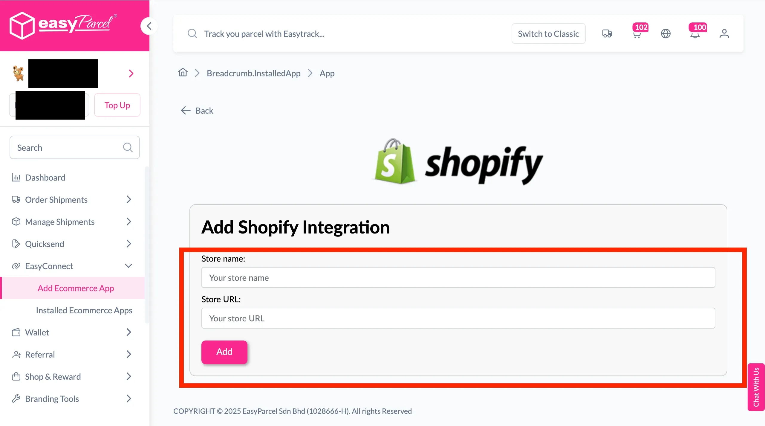 Shopify Integration 4